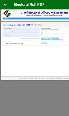 Voter Id Card android App screenshot 1